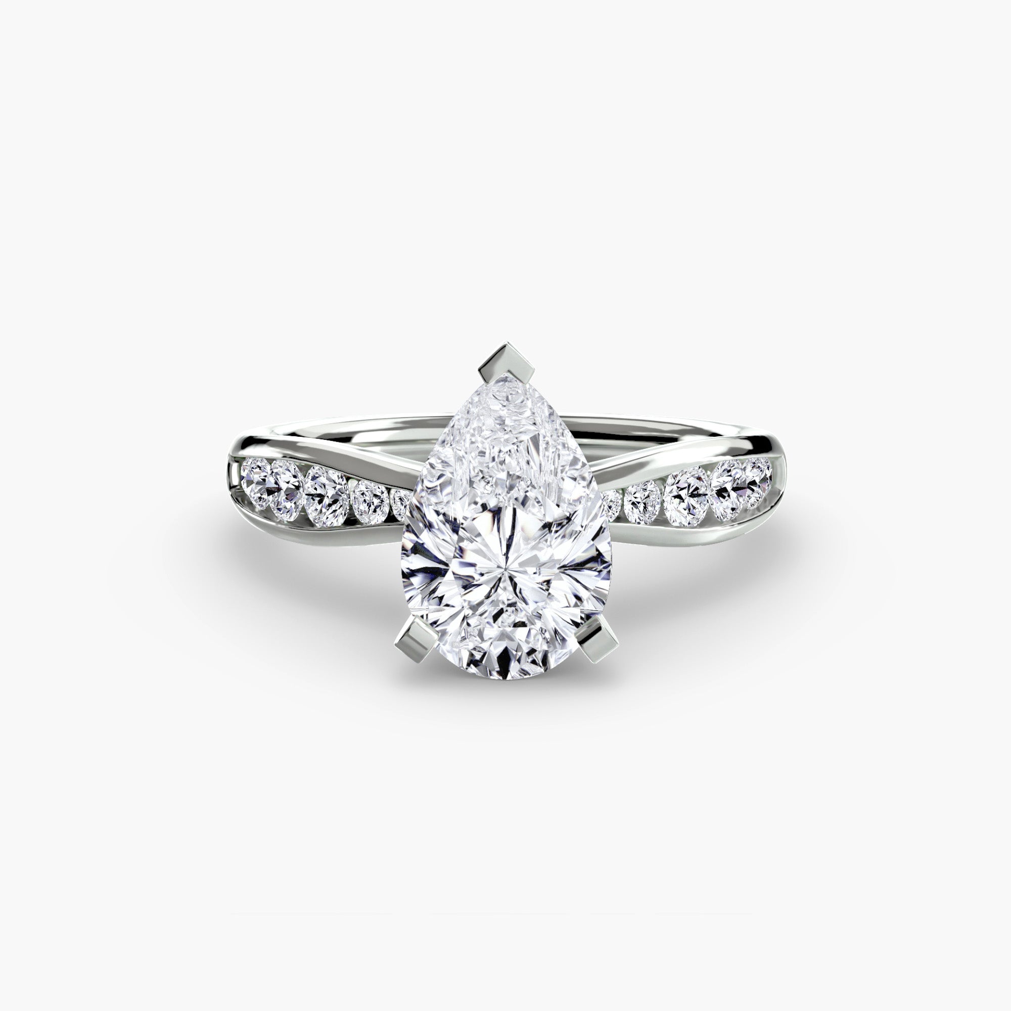 Solitaire with Pavé 3