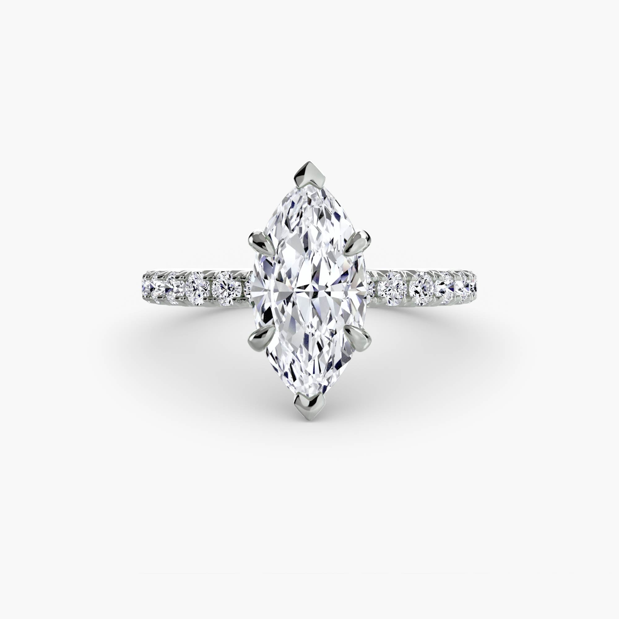 Solitaire with Pavé 6