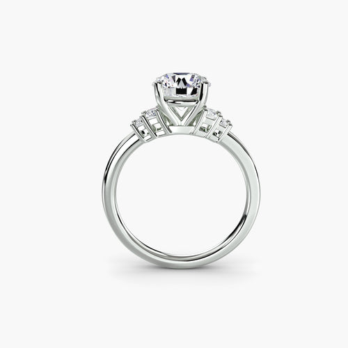 Baguette Accent Solitaire